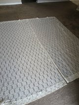 Two panels of long lace curtains in Alamogordo, New Mexico