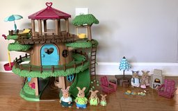 Like New! Li'l Woodzeez Treehouse AND Backyard Patio Set AND Calico Critters Bundle *$35 takes ALL* in Lockport, Illinois