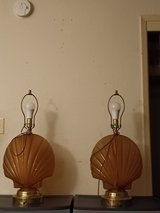 Matching SEASHELL Shaped Livingroom/Bedroom Lamps in Travis AFB, California
