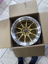 MST (Motor Sports Technology) set of 4 New 17" Gold Rims in Alamogordo, New Mexico