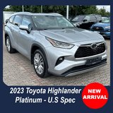 2023 Toyota Highlander Platinum - U.S Spec in Ramstein, Germany