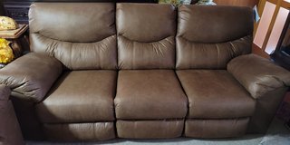 Ashley Living Room Reclining Set (3 pieces, in great condition.) in Okinawa, Japan