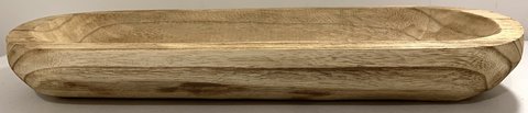 New! Fall / Modern Farmhouse Wood Tray / Bread Bowl - 19.5" Robt Stanley Signature Coll Home Decor in Naperville, Illinois