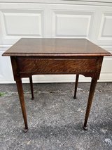 Solid Oak End Table w/Drawer in Houston, Texas