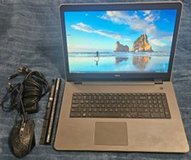 LAPTOP: DELL INSPIRON 17 5000 Series TTYFJA00 w/extra battery and gaming mouse in Warner Robins, Georgia