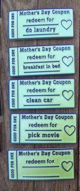 Mother's Day Coupon Gifts in Clarksville, Tennessee