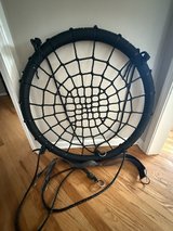 Tree spider swing in Shorewood, Illinois