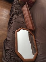 Shelf is FREE , the wood Mirror is $5 in Bolingbrook, Illinois