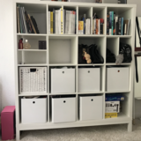 IKEA Kallax Shelf Unit (white) with Base – Good Condition in Wiesbaden, GE