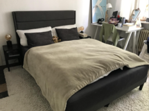 Bed Frame with Slatted Base – Good Condition in Wiesbaden, GE