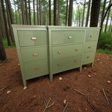 Large Bedroom Dresser Nine Drawers Solid Wood 60x18x35 New in Houston, Texas