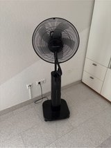 Fan, standing, misting in Ramstein, Germany
