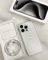 Brand New Apple iPhone 15 Pro Max – 512GB – White Titanium in Houston, Texas