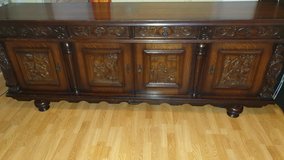 Large, Hand-Carved Sideboard – Solid & Decorative (Mackenbach 67686) in Ramstein, Germany