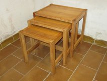 pine wood nesting tables in Ramstein, Germany