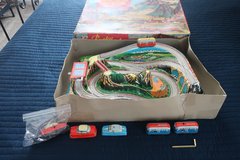 Vintage Technofix Nr. 312 Rocky Mountain 1960 Aluminum Wind Up Train Set in Naperville, Illinois