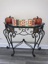 Beautiful entry way table from Touch of Class in Naperville, Illinois