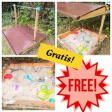 Free sandbox with lid, toys, and sand! in Stuttgart, GE