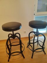 2 Adjustable Height Swivel Counter Stools (or Barstools) in Stuttgart, GE