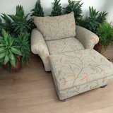 Huge Chair & Ottoman 43x38x30 30x23x17 No Pets Kids Or Smoking in Kingwood, Texas