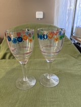 DisneyWorld Plastic Wine Glasses, set of 2 in Hemet, California