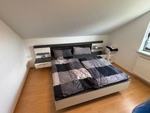 Bed with nightstands in Ramstein, Germany