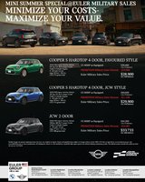 New 2026 Mini Cooper S 4-door and JCW Promotion in Plainfield, Illinois
