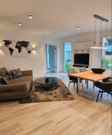 Sophisticated 3.5-Room Ground-Floor Apartment with Designer Furnishings, Floor-to-Ceiling Window... in Stuttgart, GE