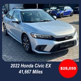 2022 Honda Civic EX Sedan – U.S. Spec | Turbo • Sleek • Reliable in Ramstein, Germany