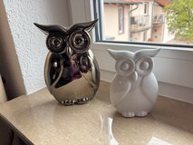 2 Owls - Decorative Figurines, Porcelain Owl Figurines in Spring, Texas