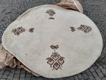 Handmade round Berber rug from Djerba. in Ramstein, Germany