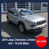 2018 Jeep Cherokee Limited 4WD | U.S Spec in Baumholder, GE