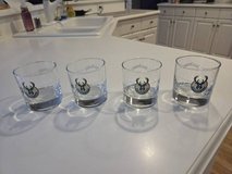Set of 4 Jack Daniels Whiskey & Milwaukee Bucks Fear the Deer Glasses in Chicago, Illinois