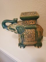 Vintage Ceramic Elephant in The Woodlands, Texas