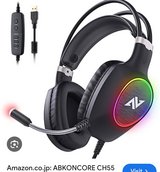 NEW OPEN BOX ABKONCORE CH55 Gaming Headset in Aurora, Illinois