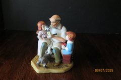 AUTHENTIC Norman Rockwell The Toymaker 1981 Ceramic Figurine Vintage in Warner Robins, Georgia
