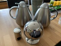 2 Coffee thermos cans  with matching sugar bowl and sweetener dispenser in Ramstein, Germany