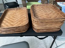 Rattan Dining Trays in Fort Rucker, Alabama