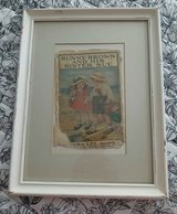 Old page from a book in a frame super cool in Alamogordo, New Mexico