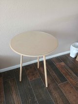 Wood table with the glass top in Alamogordo, New Mexico