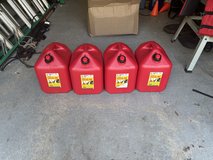 Four 5 Gallon Gas Cans in Kingwood, Texas