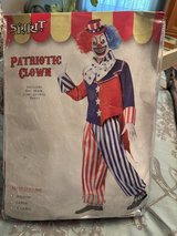 New Patriotic Clown Costume-Size Large-Spirit Halloween in Naperville, Illinois