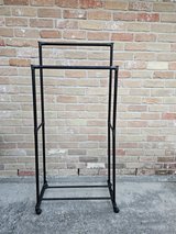 Clothes rack in Houston, Texas