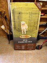 Retriever 48 inch pen never opened. Dog passed before able to use it. has walk through gate. Pai... in Alamogordo, New Mexico