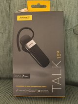 Jabra 15 SE bluetooth Headset Opened but never used. Contains everything. in Alamogordo, New Mexico