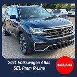 2021 VW Atlas SEL Premium R-Line in Clarksville, Tennessee