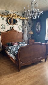 Bedroom Set from France Lousi XV circa 1900 oak wood in Ramstein, Germany