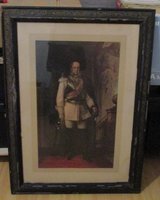 Large Antique Picture of Kaiser Wilhelm 1 in Ramstein, Germany