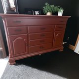 Large Buffet Sideboard Entry Table Cabinet Solid Wood 56x20x35 New in Kingwood, Texas