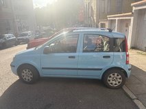 Blue Fiat Panda in Ramstein, Germany